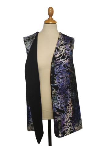 Gilet-cappotto Double-Nero