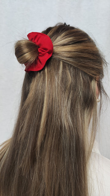 Red scrunchies
