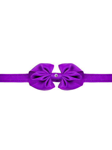 Purple bow tie